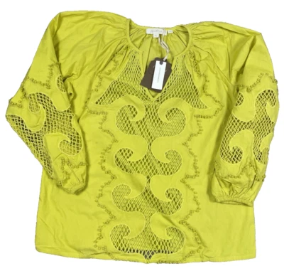 Blusa Anthropologie Forever That Girl Corte XS Amarilla Nueva con Etiquetas **LEER Foto 1 de 4