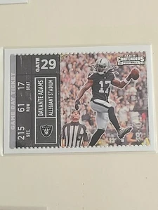 2022 Panini Contenders Davante Adams GAME DAY TICKET #GDT-DAD LV Raiders!!! - Picture 1 of 1