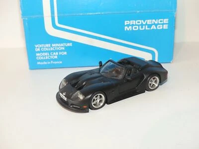 MARCOS MANTARA ROADSTER 1995 Noir Matt PROVENCE MOULAGE 1:43 imperfection - Photo 1/4
