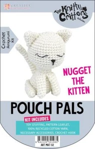 Knitty Critters - Pouch Pals - Nugget The Kitten - Picture 1 of 1