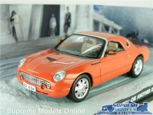FORD THUNDERBIRD MODEL CAR JAMES BOND DIE ANOTHER DAY FILM 1:43 SCALE IXO K8 - Picture 1 of 4