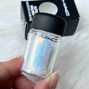 New MAC Glitter Brillants Eye Shadow~IRIDESCENT WHITE~Full size 4.5 g~Rare - Picture 1 of 4