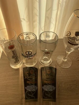 Sammlung Bier Biergläser Gläser Radeberger Landskron König Pilsener - Bild 1 von 4