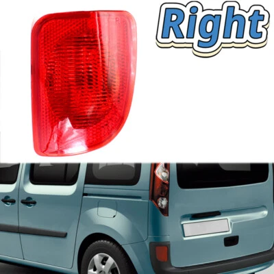 Right For RENAULT KANGOO 2008-2018 Rear Bumper Light Reflector Brake Fog Lamp - Image 1 of 4