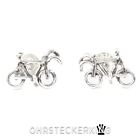 Ohrstecker Fahrrad Echt Silber (925-Silber) ☆Neu☆ 