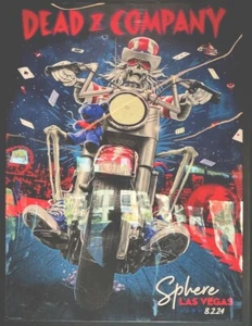 Dead & Company POSTER Las Vegas 8/2/2024 Sphere #ed Ltd FOIL LXXXII - Picture 1 of 2