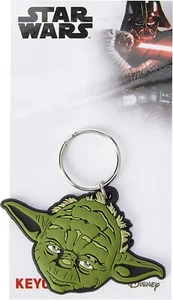 Star Wars RK38345C Yoda lizenzierter Gummi Schlüsselanhänger - Keyring - Bild 1 von 4