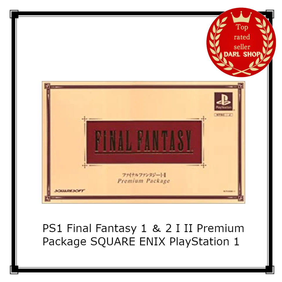 PS1 Final Fantasy 1 ＆ 2 I II Premium Package SQUARE ENIX PlayStation 1 CBP - Image 1 of 1