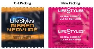 50 CT Lifestyles Ribbed Condoms: Fast FREEEEEEEEEEEEEEEEEEEEEEEEEEEEEEE Shipping - Picture 1 of 4