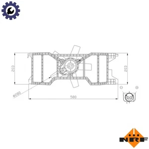 FAN ENGINE COOLING 47944 FOR BAJA/A9JA/A9JB 1.3L F6JA/F6JB 1.4L FUJA/FUJB 1.2L - Picture 1 of 9