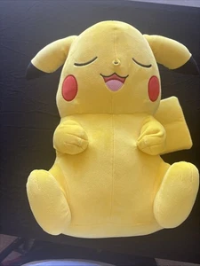 Pokemon: Pikachu Sleeping Plush - 18 Inch Premium Plush in Sleeping Pose - New - Picture 1 of 19
