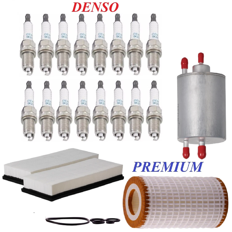 Kit de afinación filtro bujías para Mercedes-Benz G55 AMG V8 5,5 L 2005-2011 Foto 1 de 1