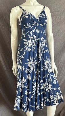 Tori Richard Honolulu Hawaiian Floral Sun Dress Sz S Hibiscus USA Made Excellent - Image 1 of 4