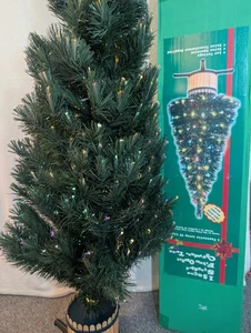 LI-LO Fibre Optic Sparkle Christmas Tree Vintage 150 Cm Boxed Multicoloured BU11 - Picture 1 of 14