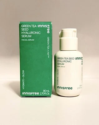 Suero hialurónico de semillas de té verde innisfree 80 ml/2,70 fl oz EXP 03/2028 Foto 1 de 3