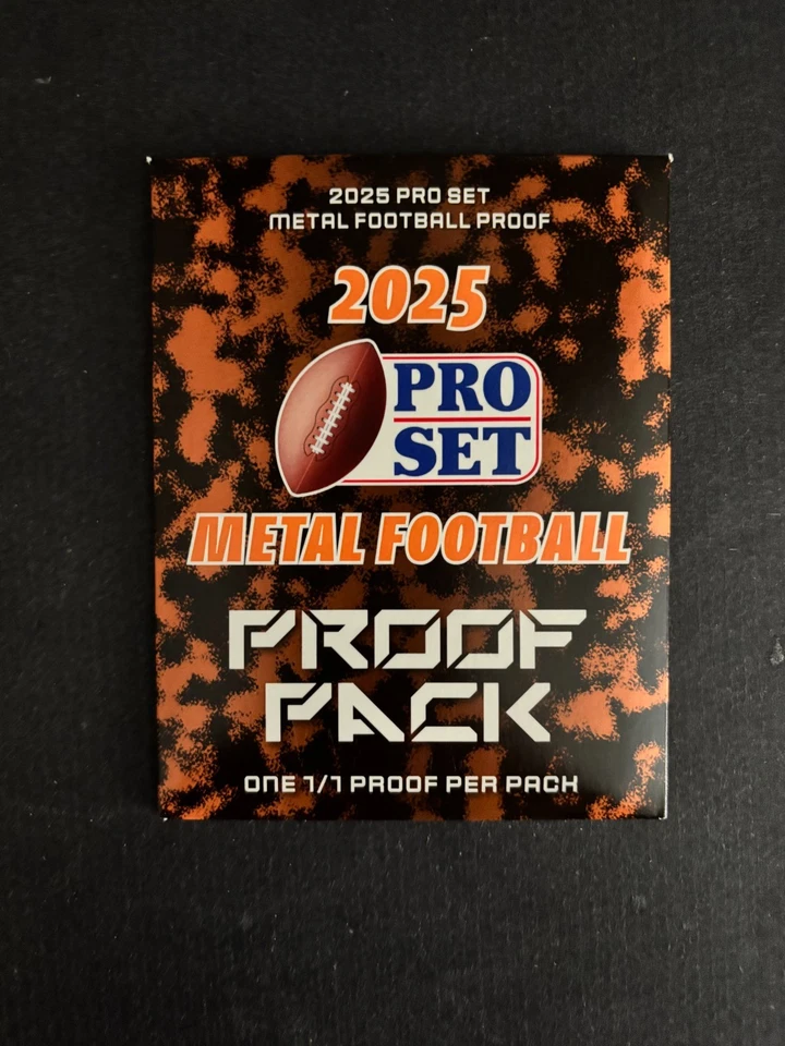 2025 LEAF PRO SET FOOTBALL PRE PRODUCTION PROFF PACK 1/1
