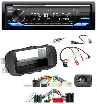 JVC Bluetooth DAB USB Lenkrad Autoradio für Kia Soul 2014-2019 schwarz - Bild 1 von 4