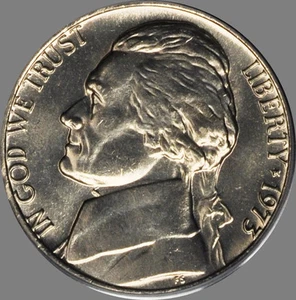 1973 P & D Jefferson Nickels Choice/Gem Bu 40 piece roll in mint cello - Picture 1 of 2