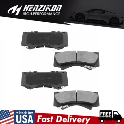 Pastillas de freno delanteras de cerámica para Toyota Tundra Sequoia Land Cruiser LX570 2008-2021. Foto 1 de 4