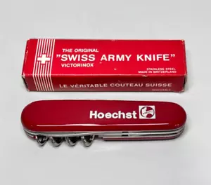 '80 Victorinox Officer Swiss Army Folding Knife NOS 84mm Tourist Hoechst AD NEW - Picture 1 of 10