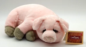 Applause Dakin Lou Rankin Friends Wilfred Peluche Cerdo Rosa Nuevo Con Etiquetas 18" Limpio - Imagen 1 de 9