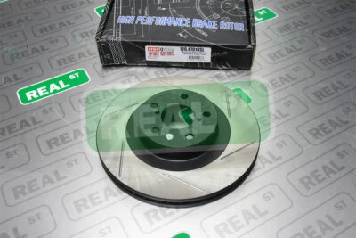 StopTech Sport Slotted Brake Rotor Front Left for Subaru WRX 02-08 EJ205 EJ255 - Image 1 of 4