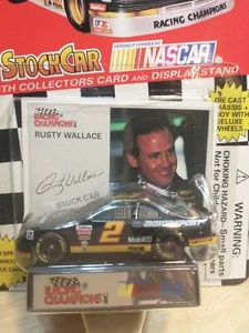 Racing Champions NASCAR 1/64 diecast #2 Miller paint Rusty Wallace 1995 Ford NIP - Picture 1 of 6
