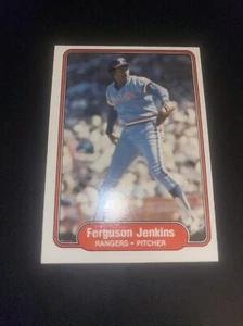 1982 Fleer #320 Ferguson Jenkins Texas Rangers - Picture 1 of 2
