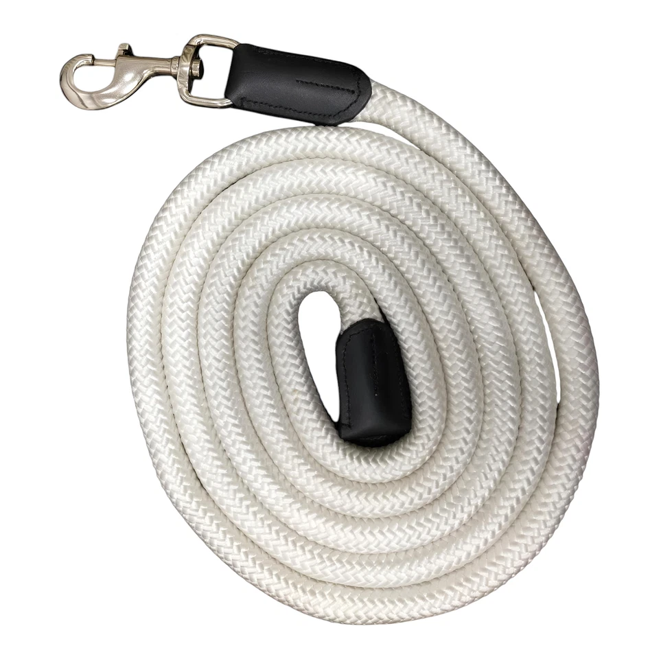 Horse Lead Ropes -Many Colors- 9 Foot Strong Poly Brass Snap- Made in USA - Image 1 of 4