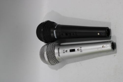 x2  MAXIM MX 13-18 Dynamic Microphone IMP600 Mic Karaoke