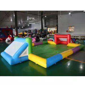 20x13ft PVC Aufblasbarer Fußballplatz Aufblasbarer Fußballplatz für Sport Spiel - Bild 1 von 3