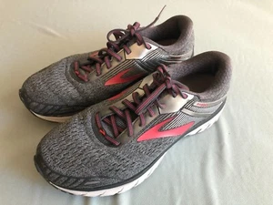 Brooks GTS 18 Womens Running Shoes Sneakers Size 10 Silver Pink - Picture 1 of 8