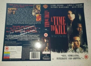 Movie: A Time To Kill VHS Sleeve ONLY. Double sided. - Picture 1 of 1