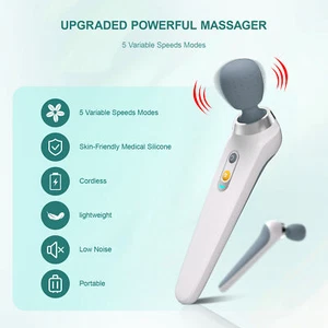 Electric Handheld Massager Wand for Women Magic Full Body Strong Vibrating Gifts - Picture 1 of 24