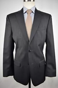 Jos. A. Bank Tailored Fit Dark Gray 100% Wool Two Button Two Pc Suit Size: 40L - Picture 1 of 12