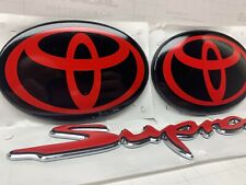 Toyota GR Supra 2020 2021 2022 2023 A90 J29/DB Emblem Decals Front Rear Badge