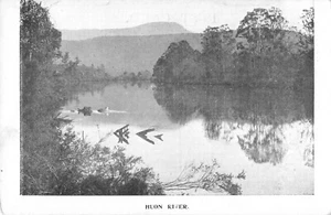 Postal Huon River Tasmania McV. y serie L. - Imagen 1 de 2