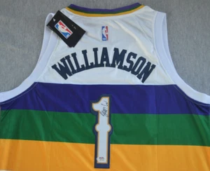 Zion Williamson Autographed Signed Jersey PSA COA NBA New Orleans Pelicans Duke - Picture 1 of 8