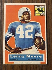 1956 Topps #60 Lenny Moore RC Rookie Card High Quality Football Baltimore Colts