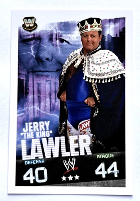 2009 WWE Topps Slam Attax Evolution TCG #160 JERRY LAWLER Legends Cards - Image 1 of 4