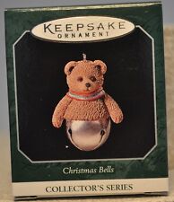 Hallmark - Christmas Bells - Bear Bell - 4th in Series - Miniature Ornament