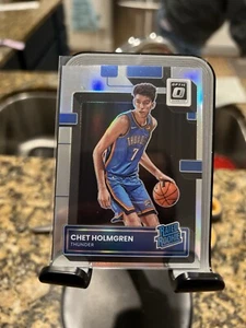 2022-23 Donruss Optic - Rated Rookie Card Silver Holo Prizm RC Chet Holmgren - Foto 1 di 2