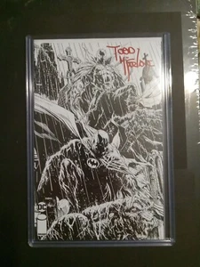 RARE Batman Spawn #1 Signed By Todd McFarlane Jason Fabok 1:25 Sketch Variant - Picture 1 of 7