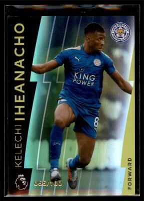 2017-18 Topps Premier League Platinum GREEN Kelechi Iheanacho #66/100 - Image 1 of 2