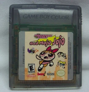 Vintage 2000 POWERPUFF GIRLS Bad Mojo Jojo Nintendo Game Boy Color VIDEO GAME - Picture 1 of 3