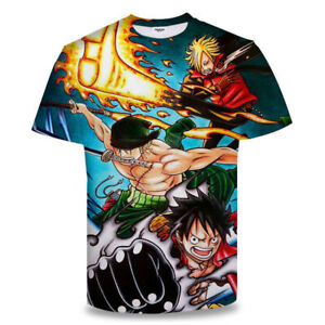 One Piece Zoro Cosplay Anime Manga T-Shirt Shirt Unterhemd Kostüme Undershirt