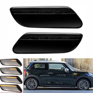 Pair Dynamic LED Side Marker Light For MINI COOPER F55 F56 F57 LCI2 2014-2022 - Picture 1 of 9