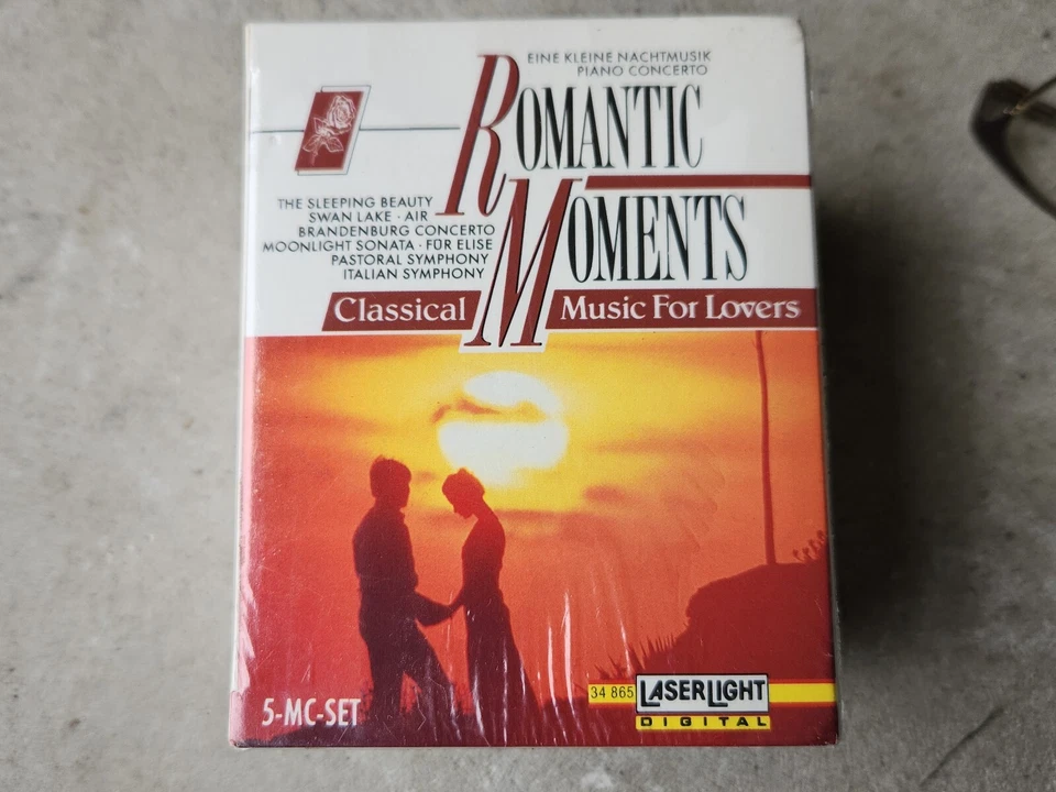 Romantic Moments Volumes 1-5 by Christian Altenburger, Kurt  Berger, Frank Berger (Cassette, Feb-1993, 5 Discs, Laserlight (USA))