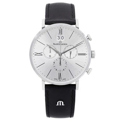Reloj de cuarzo para hombre Maurice Lacroix Eliros 40 mm acero esfera plateada EL1088-SS001-110 Foto 1 de 4