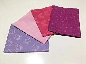 Rainbow Etchings Pinks Stuart Hillard 100% Cotton Fabric 4 Fat Qtr Bundle Sewing - Picture 1 of 3